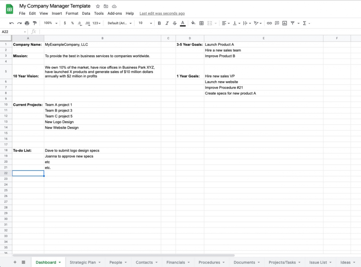 How to Manage a Multi-Million Dollar Business with a Spreadsheet 1